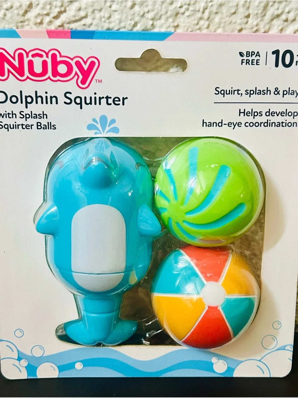 Nuby Dolphin Squirter Bath Toy Set